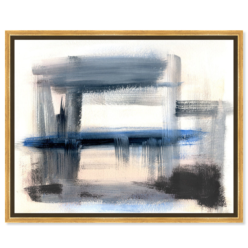 «Abstract Architecture», reproduction d'impression sur toile, H 16 po x l 20 po x 1,5 po, Encadrement doré