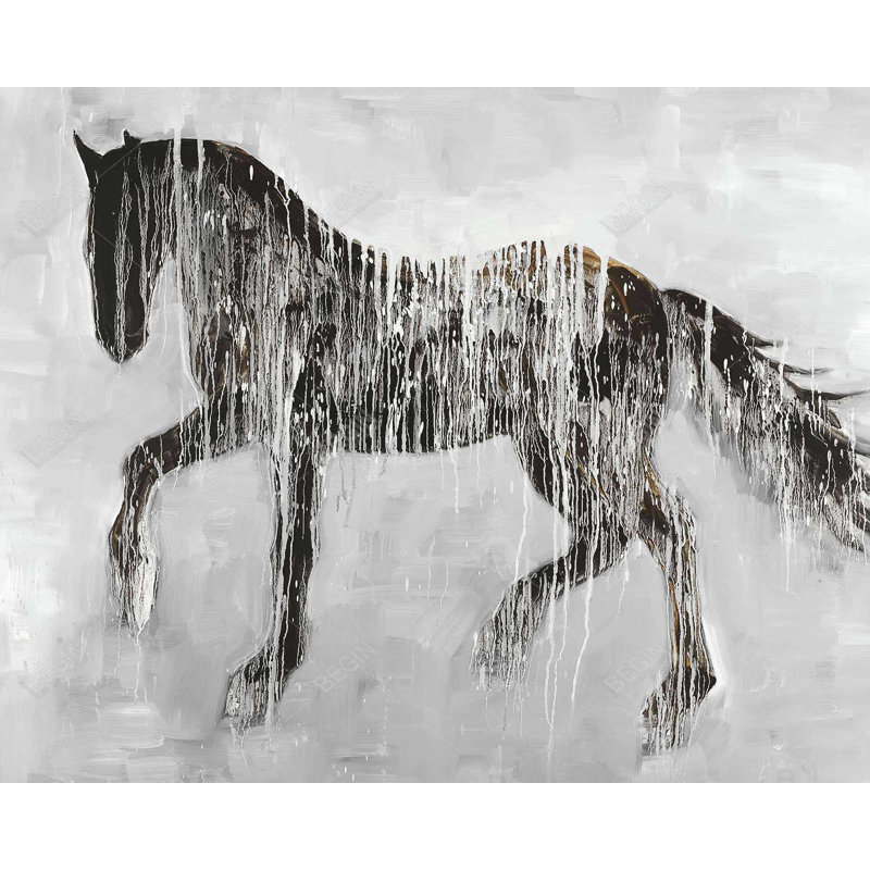 Silhouette de cheval brun | Animaux de la ferme