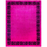 Overdyed One-of-a-Kind 8' 0" X 10' 5" Hand Knotted Area Rug