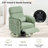 Power Swivel Recliner Glider With Adjustable Headrests & Armrests,  Usb And Type-C Charging Ports-1074102104