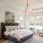 5-Light Transitional Drum Fabric Shade Chandelier