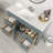 Nimay 48.5'' Single Bathroom Vanity with Cultured Marble Top-98588172