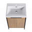 Meuble-lavabo autoportant avec lavabo en résine