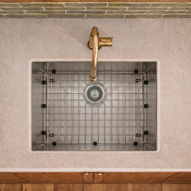 Whitehaus stainless steel kitchen sink grid for sink model WHNCM2015