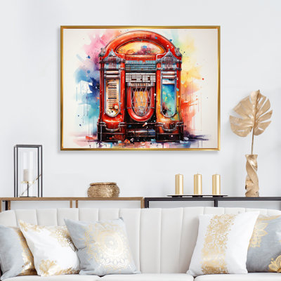 " Jukeboxe Retro Resonance Pointillism I "
