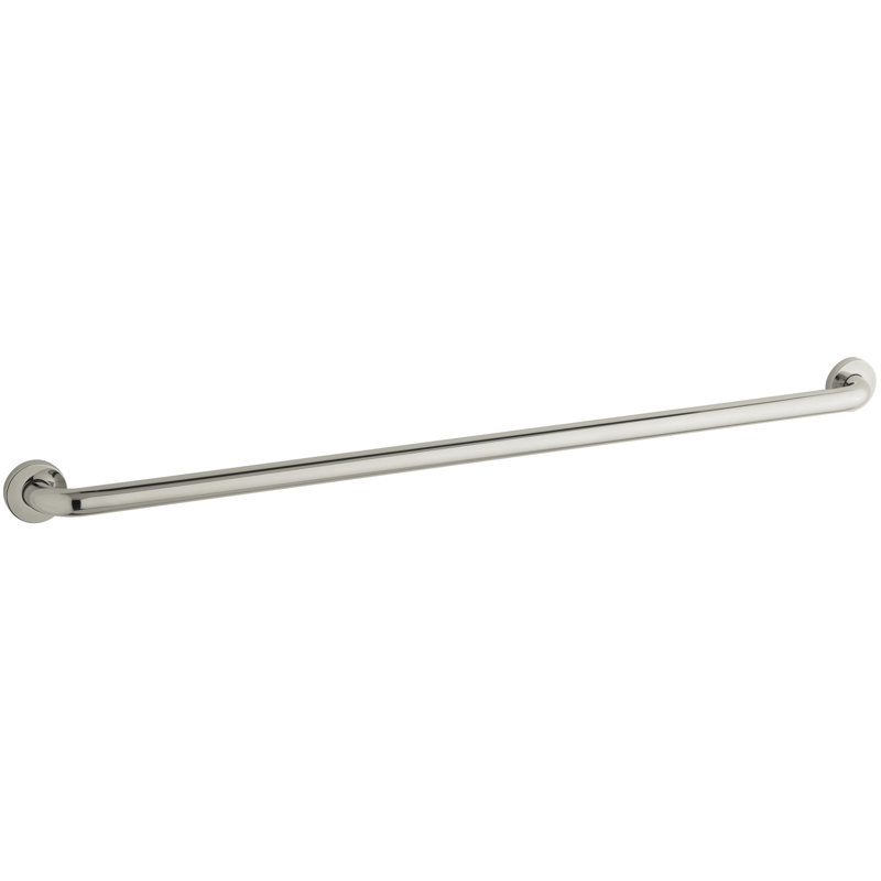 Contemporary Grab Bar, 42"W, Vibrant Polished Nickel