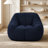 Compression 37"W Soft Teddy Fabric Tufted Memory Sponge Foam Filled Bean Bag Chair-1689164112
