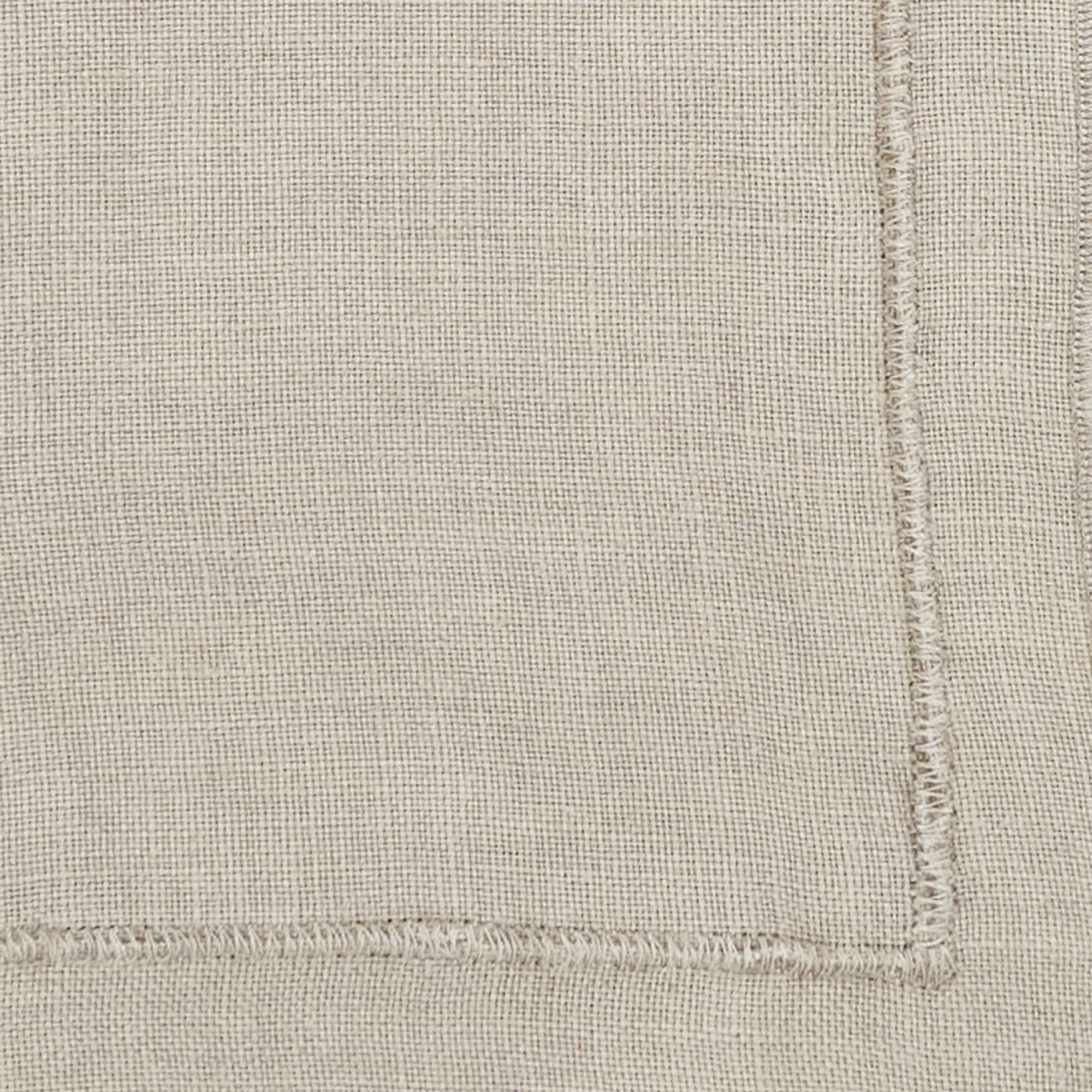 Stonewashed Overlock Edge Napkin (Set of 4), Brown