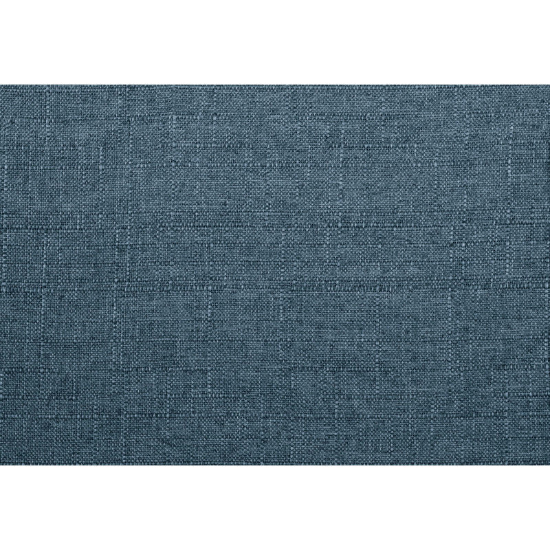 Siège et dossier rembourrés et rembourrés en tissu 1pc, Bleu
