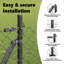 Vidaxl Chain Link Fence With 7 Flanged Posts Galvanised Steel-114858385-114858393