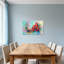 Plantes et fleurs, art floral abstrait coloré-2128942828
