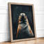 Seal's Gentle Gaze Modern - Framed Print-303131693-303131682