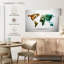 Carte du monde abstrait moderne Aliaz-107716124