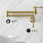 Plaisir Retractable Wall Mount Pot Filler Faucet-109110370