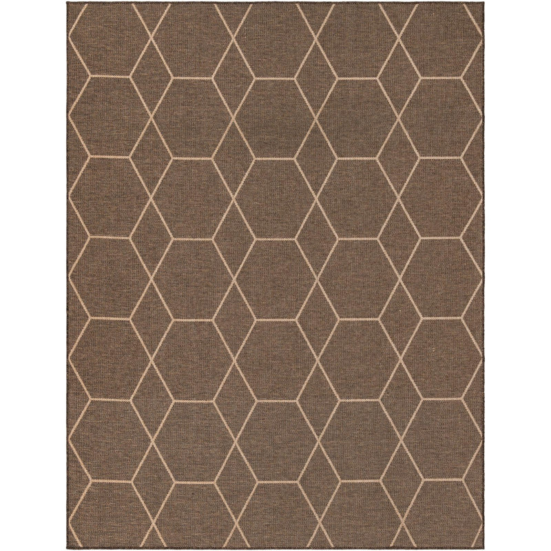 Sheglita Abstract Indoor Rug, Rectangle 8' x 10'