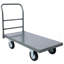Chariot à plate-forme de chariot industriel avec roues - Chariot 24 x 48 robuste - Capacité de 2 000 lb. X 48 po 2000 lb Capacité, couleur gris foncé-128815634