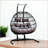 FOLDING DOUBLE SWING CHAIR W/CUSHION