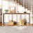 Rustic Console Table – Space-Saving Design, Power Strip Included, Ideal For Tight Spaces, Easy Assembly-1410479230