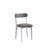 Emillia 5-Piece Dining Set in White & Gray