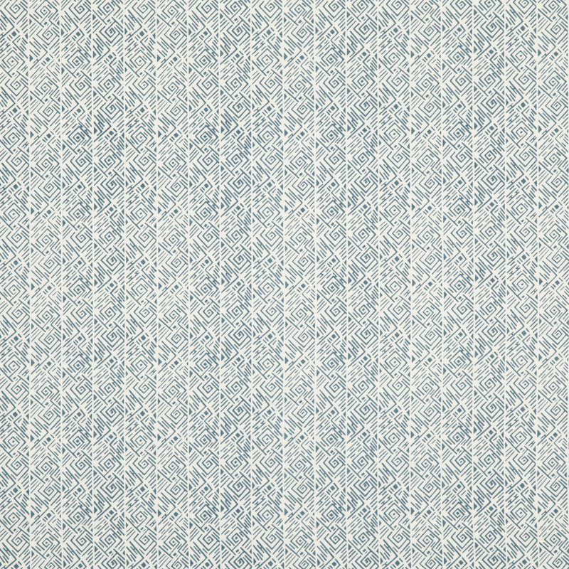 Fiesta Laberinto Performance 100% Linen Fabric, Indigo