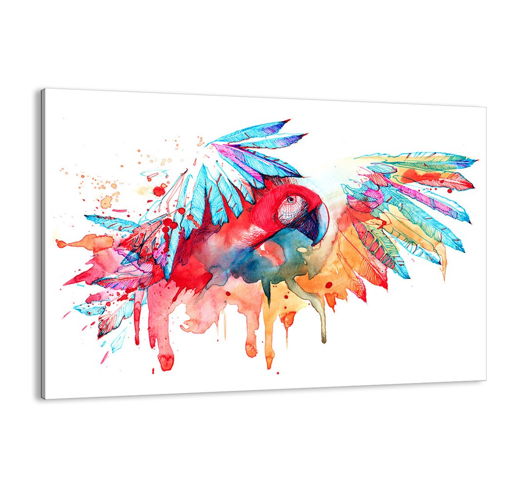 Leinwandbild Rainbow Parrot