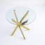Table ronde moderne en verre-1189768785