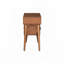 Ensemble de coiffeuse 39 "en bois avec tabouret Retro Bohemian