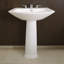 Soiree Ceramic 30" Pedestal Bathroom Sink-945532047-944220220