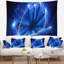 Tapisserie en étoile abstraite blue clusters-28494823