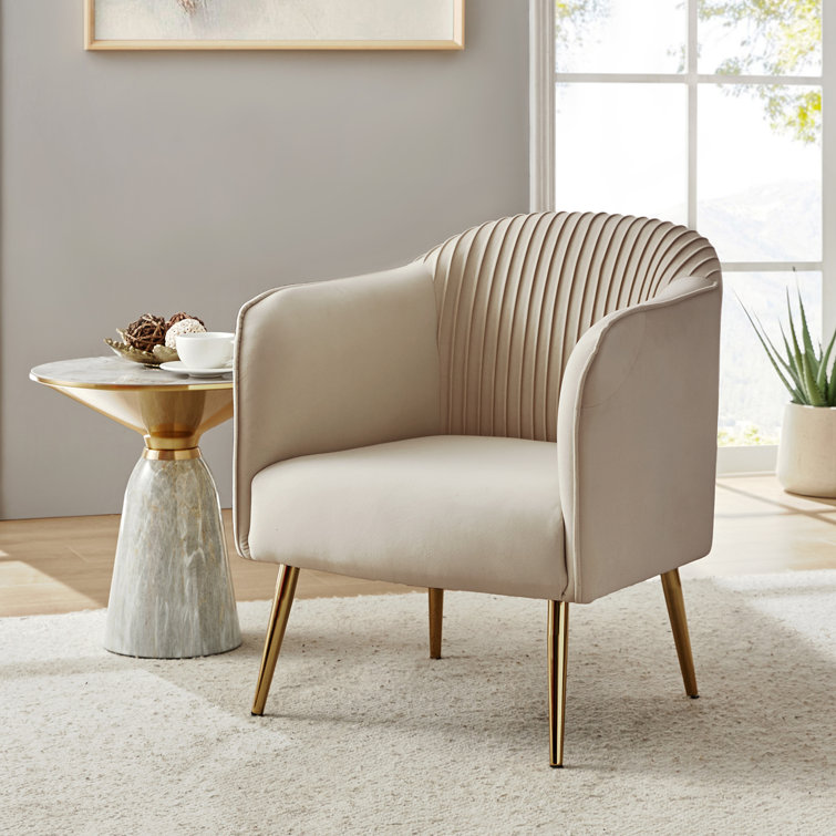 Etta Avenue™ Keilani Upholstered Barrel Chair & Reviews