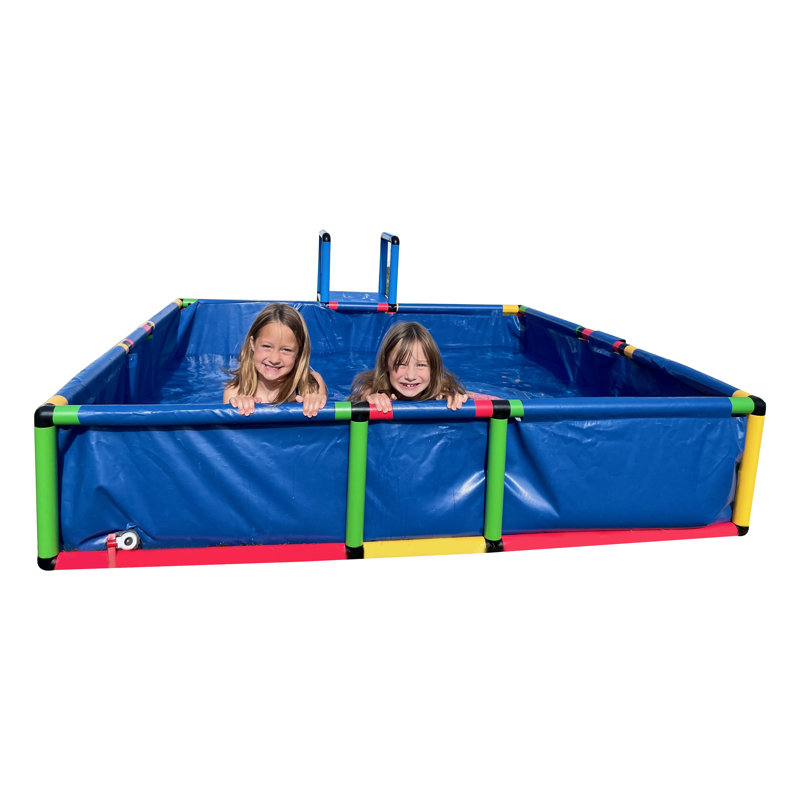 Build and Splash Buildable Swimming Pool - Outdoor Building Toy Pool, Ball Pit, Sandpit