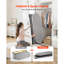 Banc de rangement ovale pliable en tissu molletonné ovale avec rangement 43 po et 660 lb pour le vestibule de la chambre à coucher