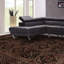 Hand-Knotted High-Quality Black and Black Area Rug