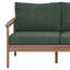 Ensemble d'extérieur 2 pièces en bois d'acacia massif avec canapé et table basse Lyon-978564508