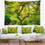 Photographie incroyable tapisserie d'arbre vert-28484032