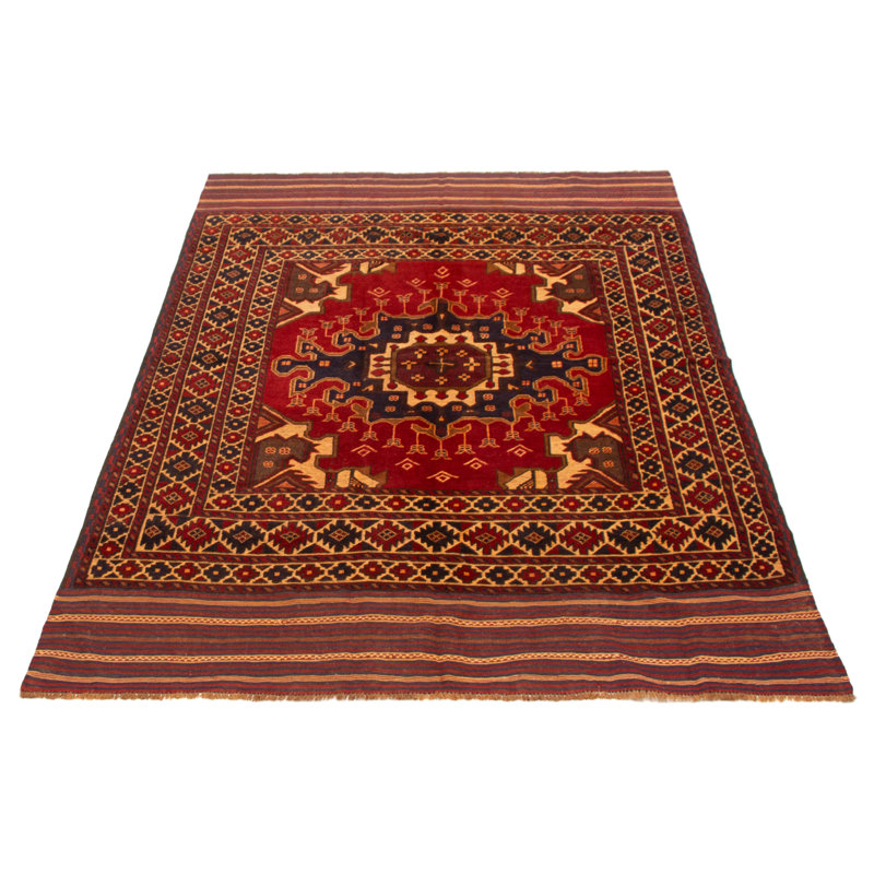 Teimani Red Rug 6'3" x 8'8"