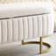 Banc de rangement rembourré en velours-1444810687
