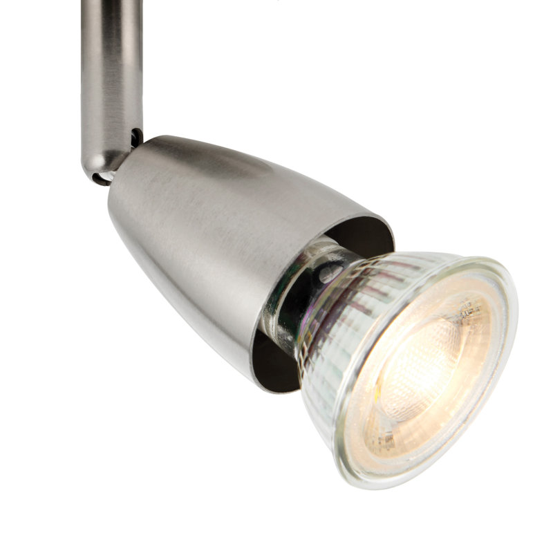Eichler Semi Flush Mount, Satin Nickel