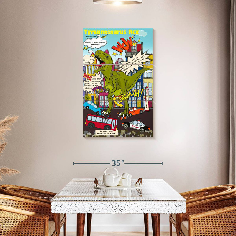 Brampt T-Rex, 45" H x 28" W