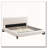 Upholstered Bed With solid wood legs-1984156796