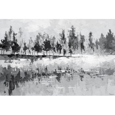 Dark Lake by Parvez Taj - 1 Piece Wrapped Canvas Painting