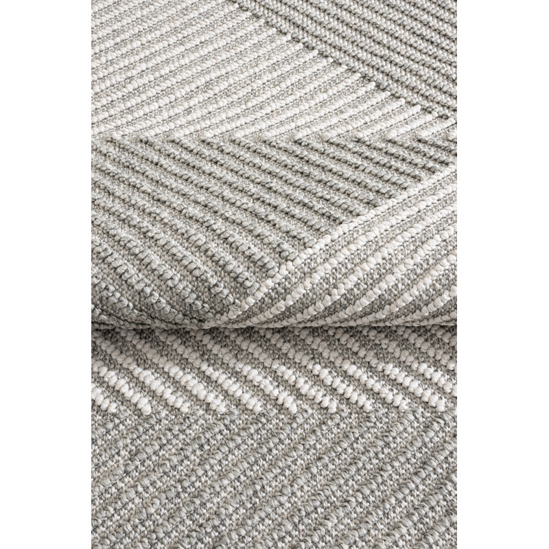 Rashondra Geometric Machine Made Indoor / Outdoor Area Rug, Runner 100 x 300cm