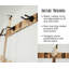 Support mural pour guitare Whiskey Barrel