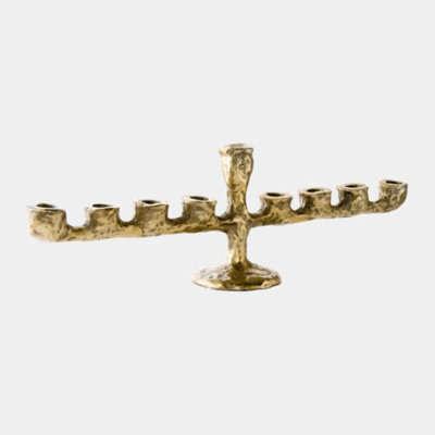 Melting Taper Candle Holder-Menorah