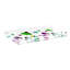 Butterflies Acrylic Rectangle Decorative Tray-747008202-747008201