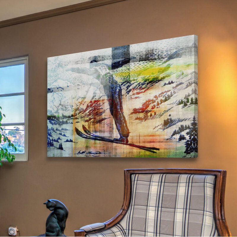 «Flying» par Parvez Taj, impression sur toile tendue, H 40 po x l 60 po x P 1,5 po
