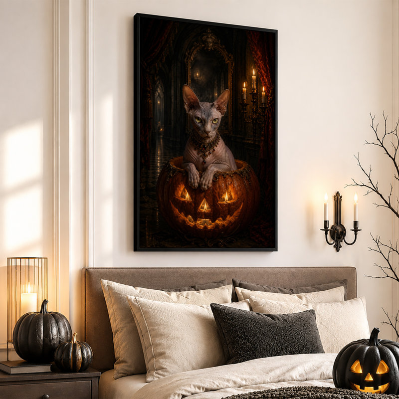 Art mural Sphynx, 36"H x 24"W
