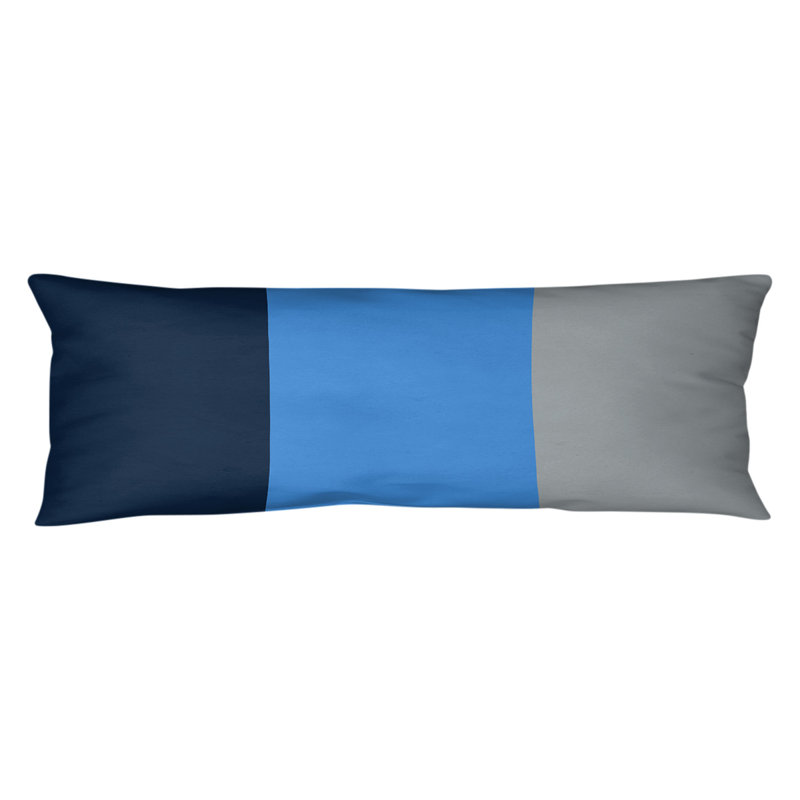 Arizona Football Stripes Medium Polyester/Polyfill Body Pillow, Tennessee Football, Navy/Blue/Grey