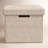 Hand-Woven Rattan Rectangular Basket with Lid-78461941