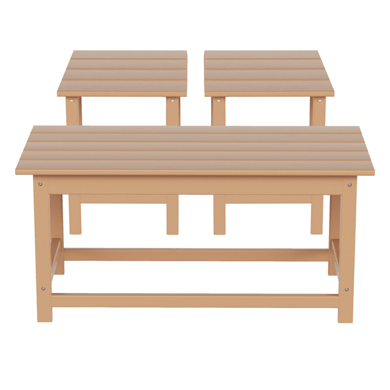 Table d'appoint et table basse Alger, Teck